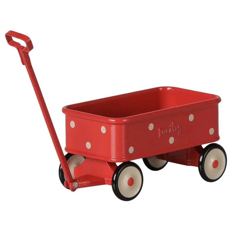 Maileg Pram - Mice - Red
