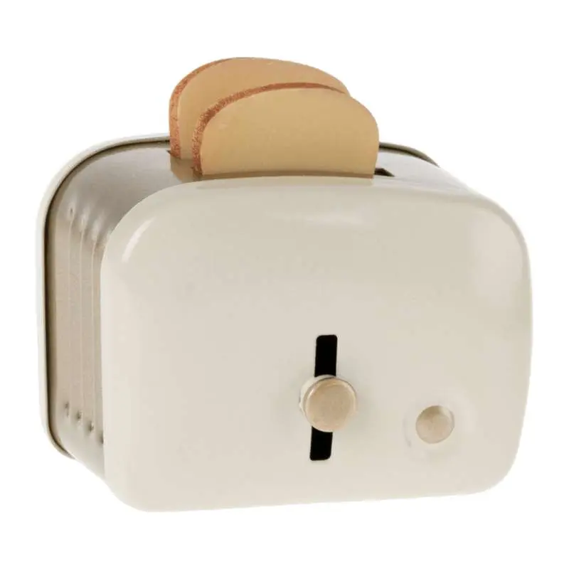 Maileg Toaster with bread - Miniature - Off-white