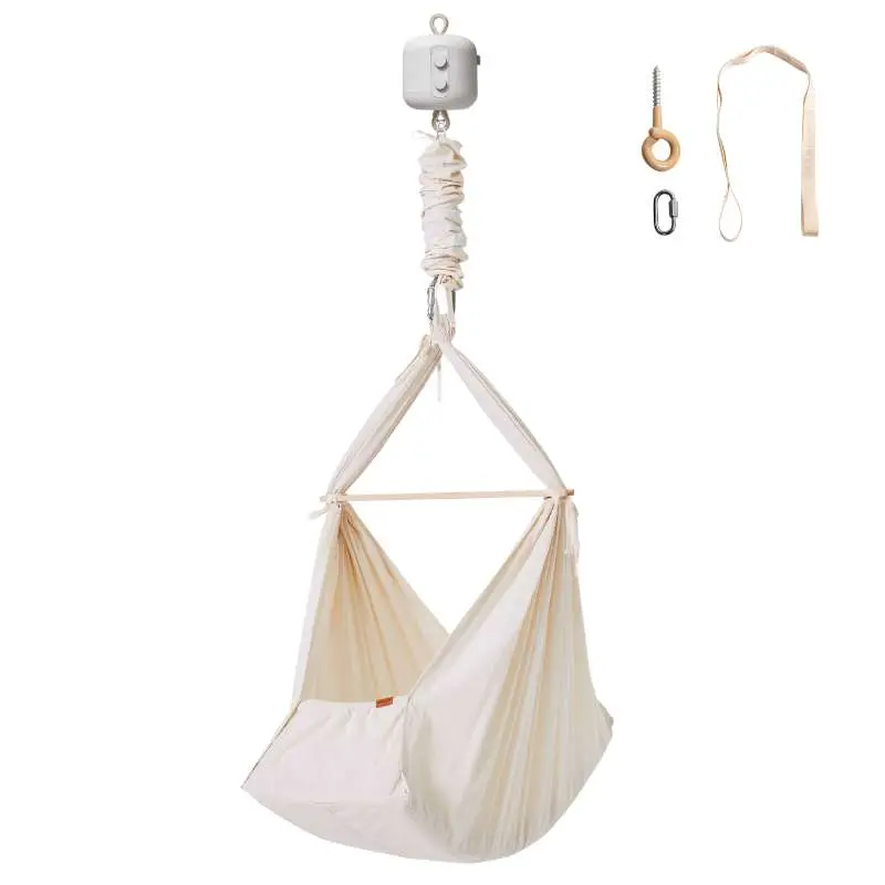 Membantu Bundle - Basic - Sling cradle with rocking motor and Ceiling mount - Natural