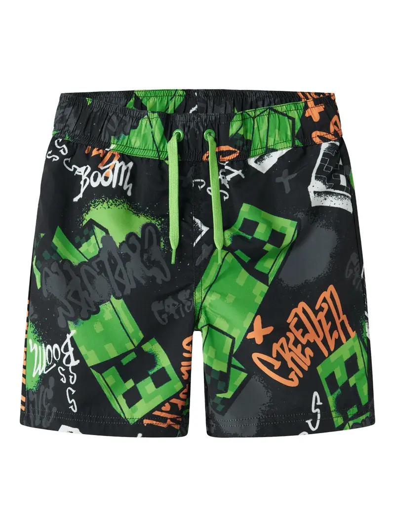 MIC MINECRAFT BADEBUKSE - Black