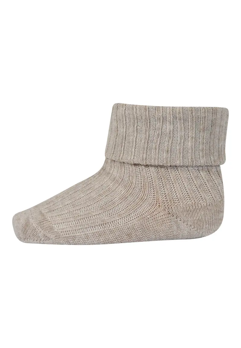 MP Rib Sokker Bomull Lys Beige