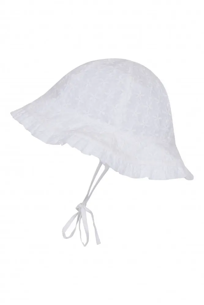 MP - Solhatt UV Flora Bell Hvit