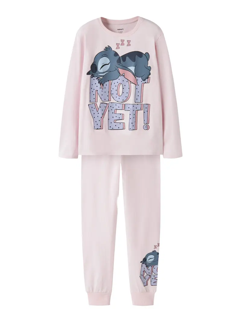 Name It Anda Stitch Pyjamas - Cradle Pink