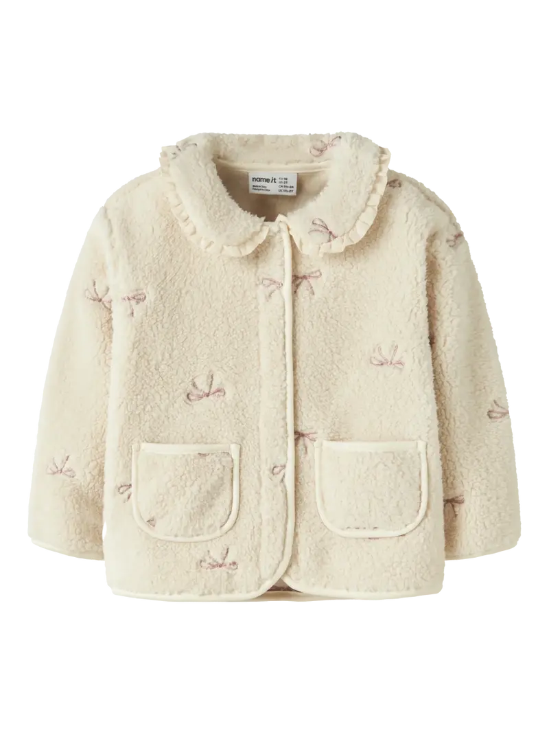 name it mini RISA teddycardigan - Birch