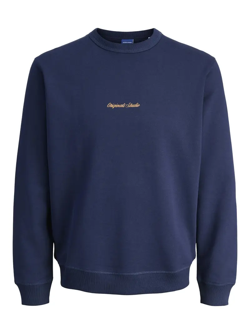 Norrebro Emb Sweat Crew Neck Blå