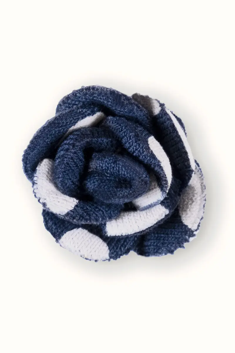 Øredobber Navy Dotty