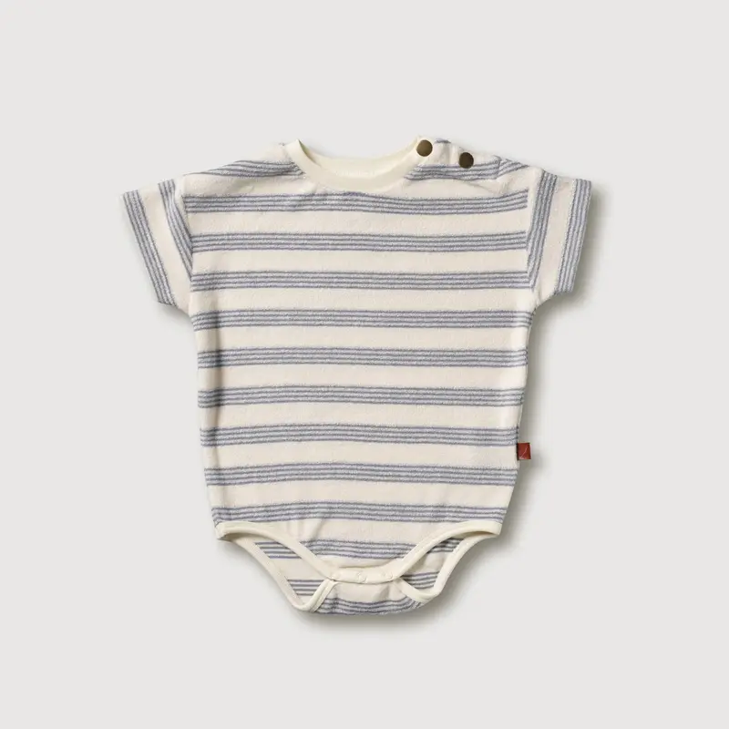 Organic Bodysuit | Mist Stripe