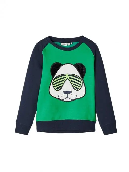 Panda-Applikasjon Sweatshirt