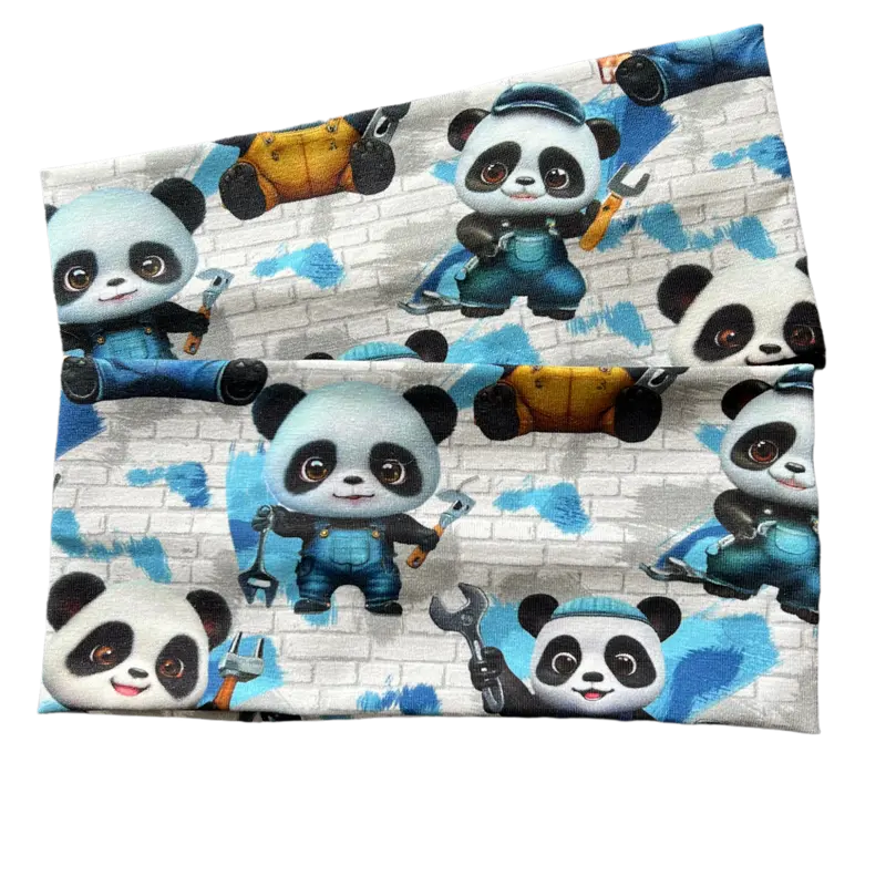 Pannebånd Panda blå
