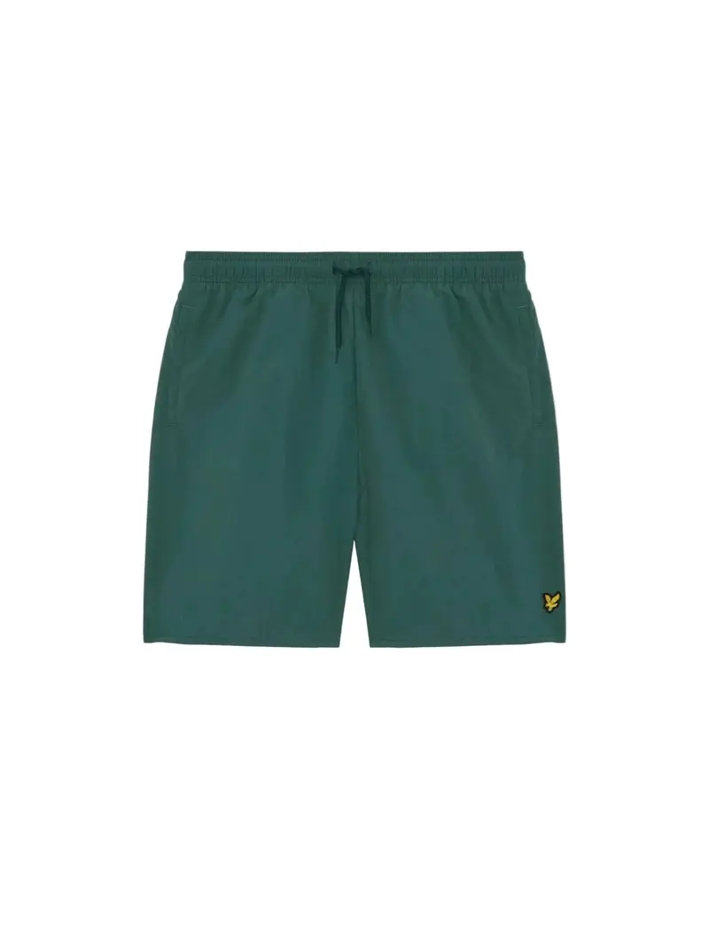 PLAIN BADESHORTS - everglade