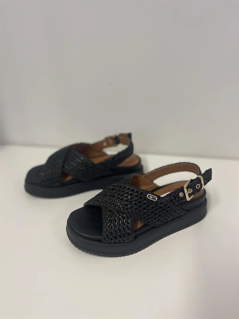 Platå Sandal Sort