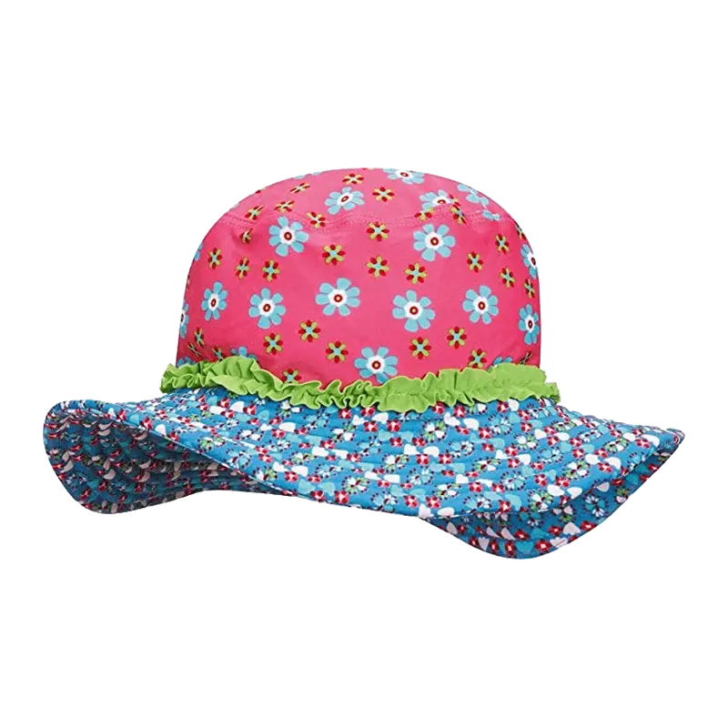 Playshoes UPF50+ solhatt - Flowers