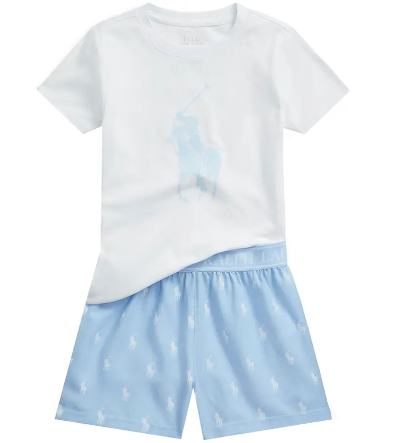 Psyj Kort Erm & Shorts Elite blue