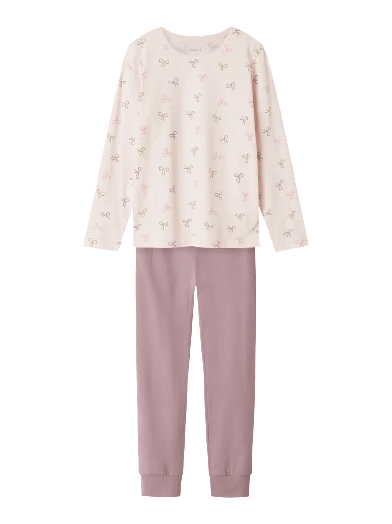 PYJAMAS PINK BOW - Barely Pink