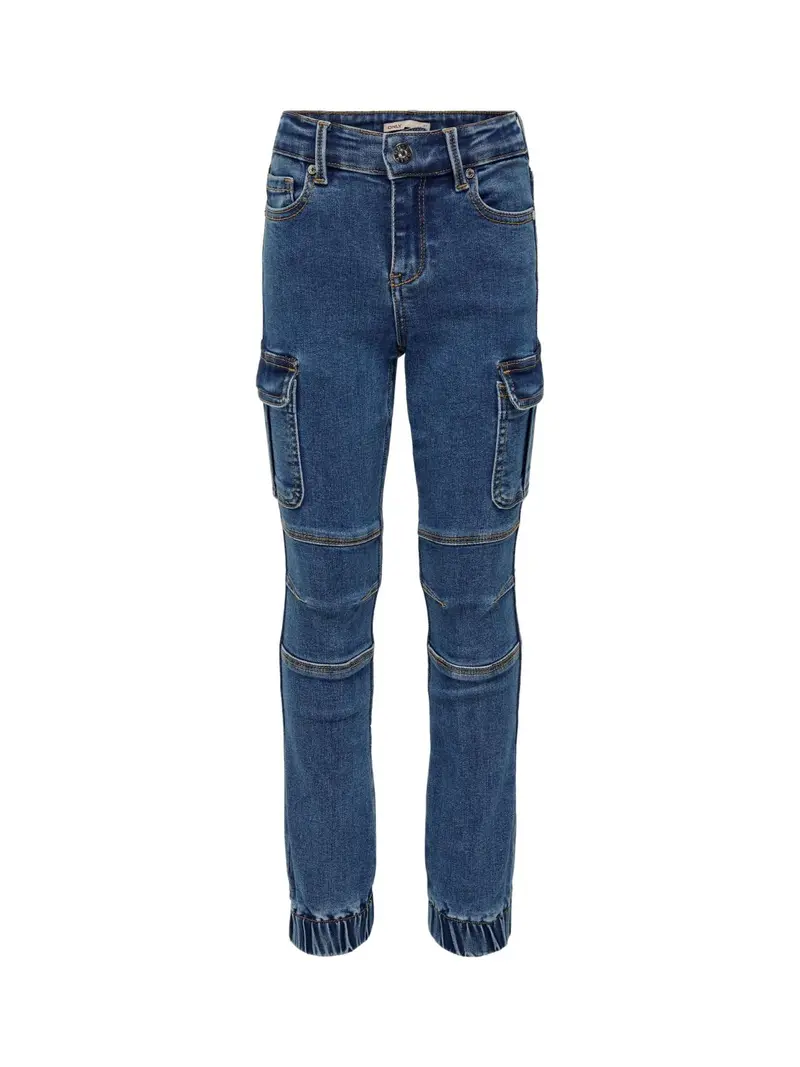 REGULAR DENIM CARGO MAE - MEDIUM BLUE DENIM