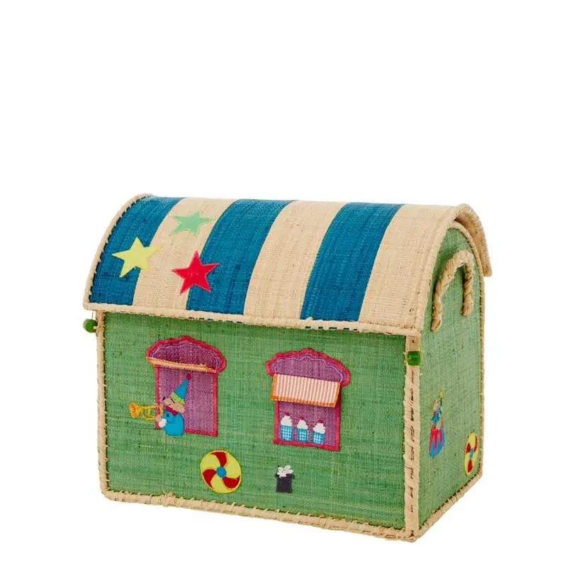 RICE Raffia Storage house - Circus - Small