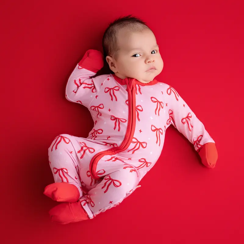 Røde sløyfer pyjamas