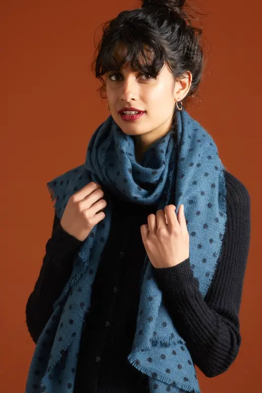Skjerf Pablo "Pond Blue"