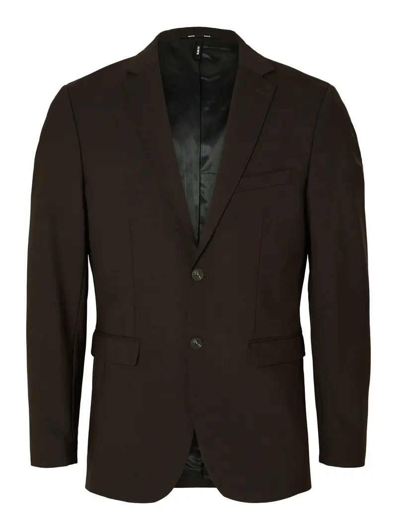 Slim elon blazer - brown stone