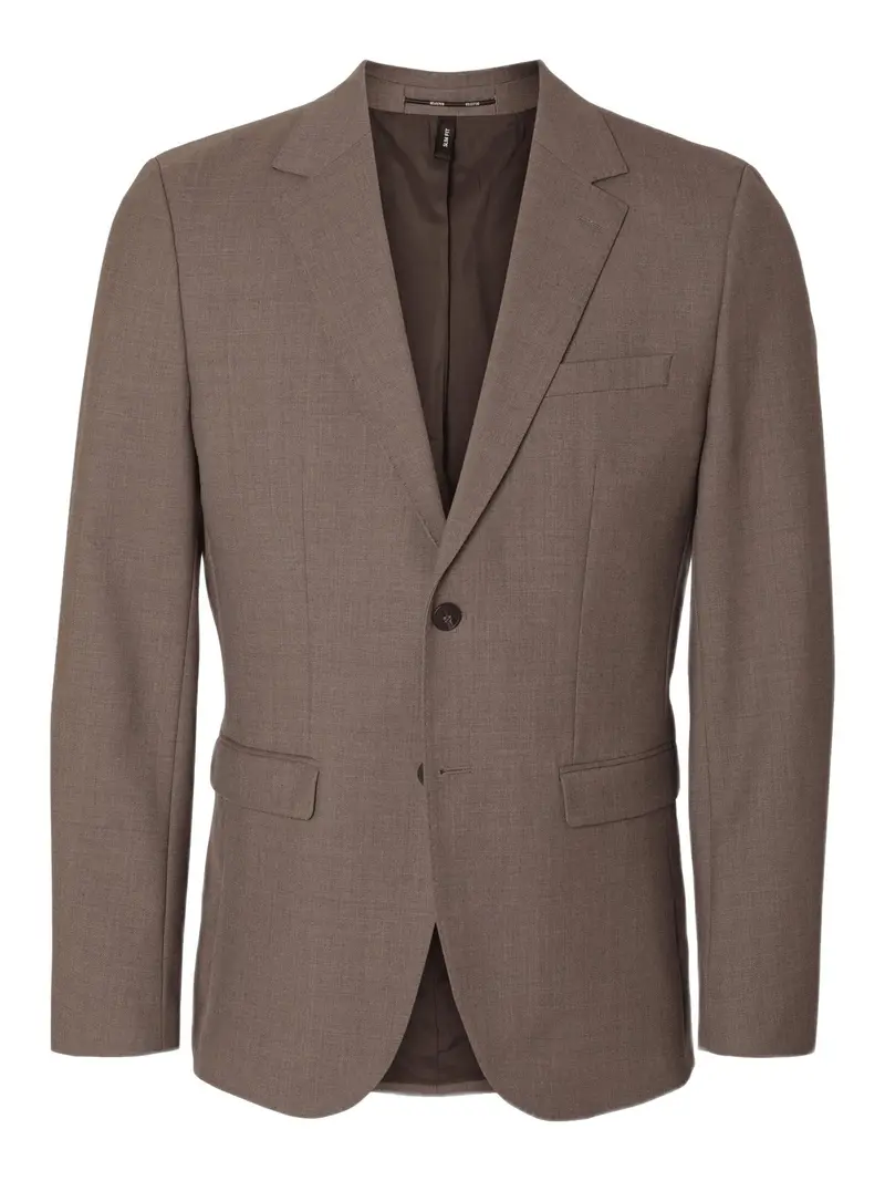 Slim theo ull blazer - morel