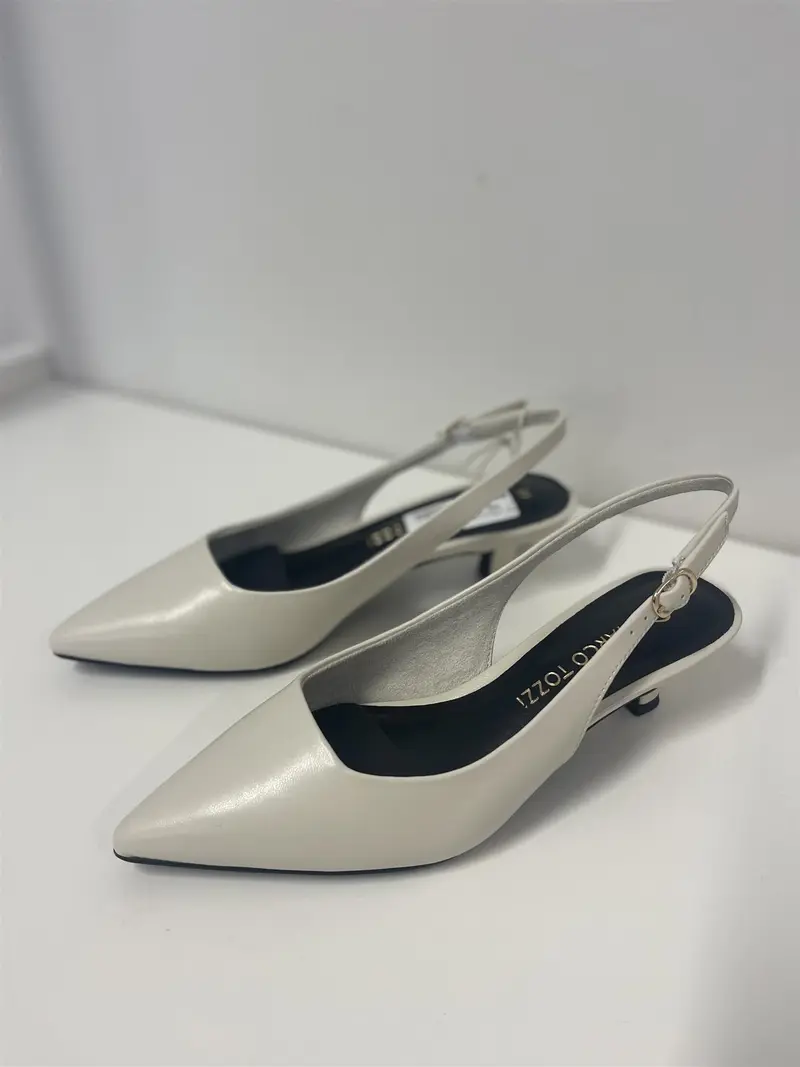 Slingback Pumps Beige