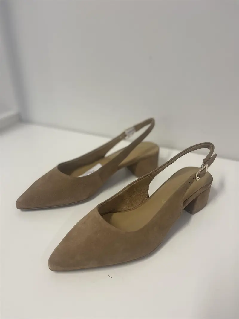 Slingbacks med Hæl Brun