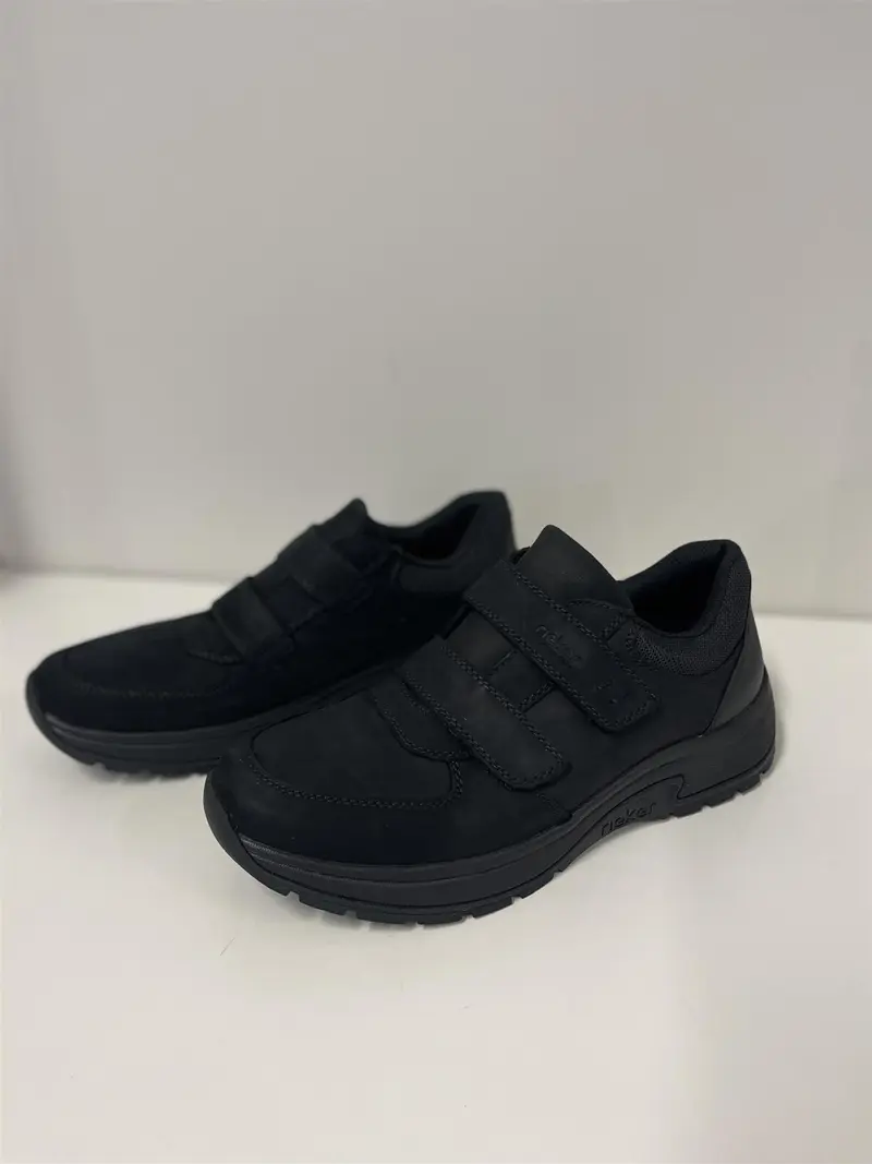 Sneakers med Borrelås Sort