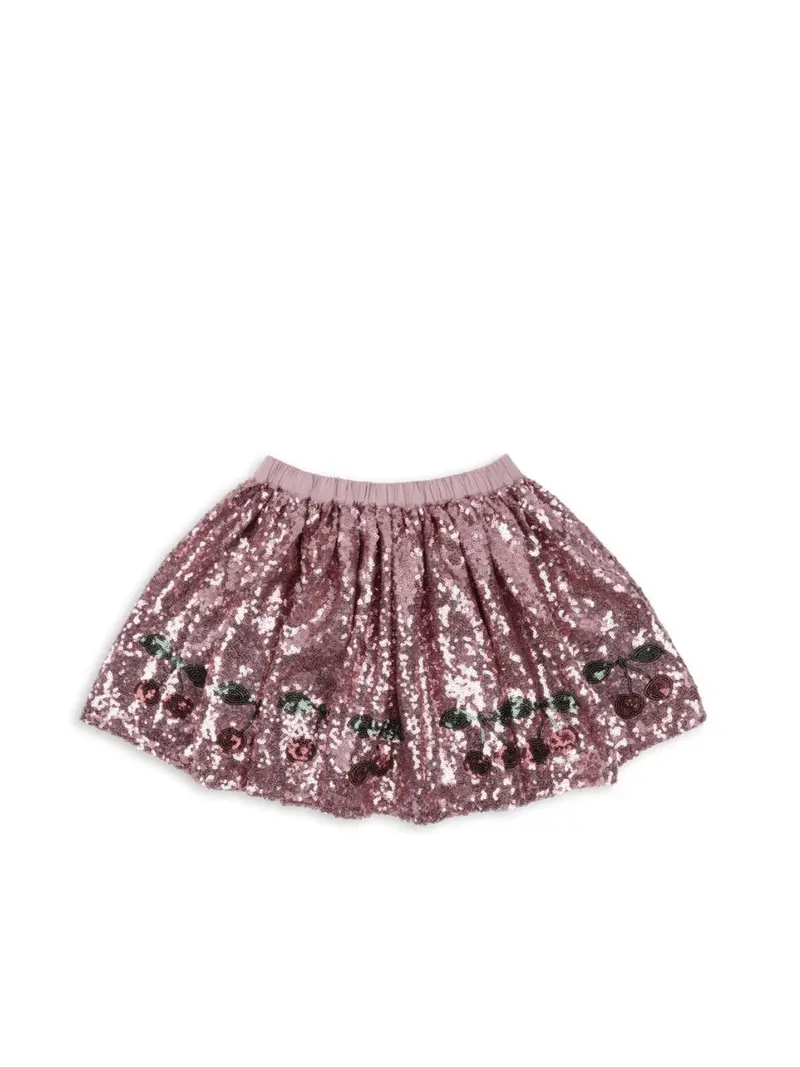 STARLA SEQUIN SKJØRT - Blush
