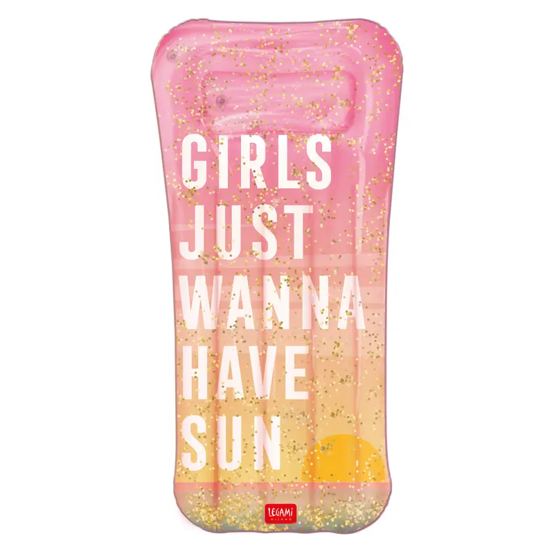 Strand & Bademadrass Sunset m/glitter