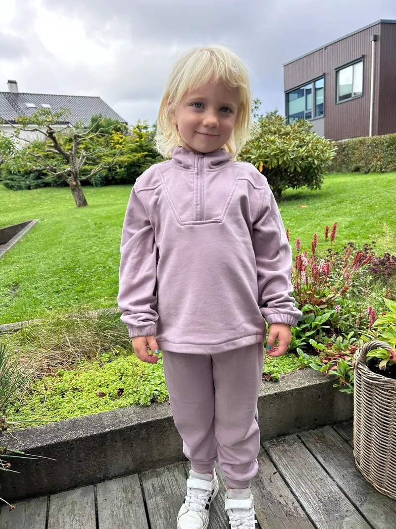 Super Fleece tynn Sett - Purple