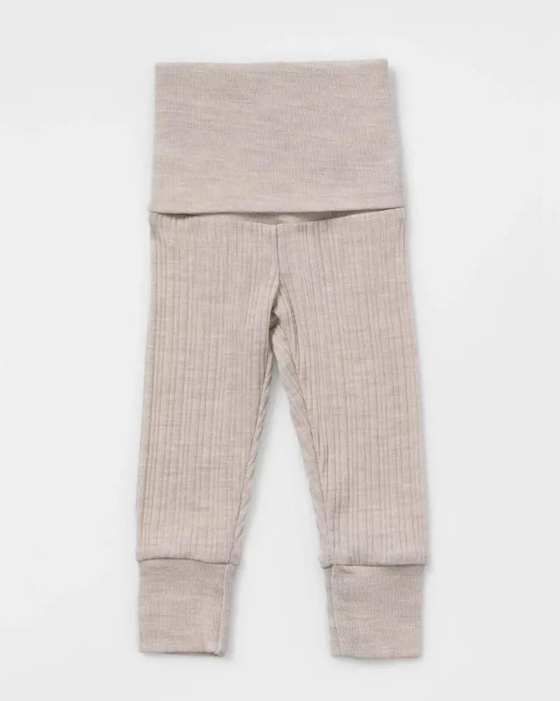 Ullbukse Mini August Lys Beige