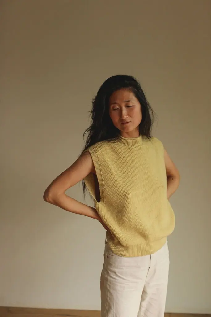 Vest Helle | Light Yellow
