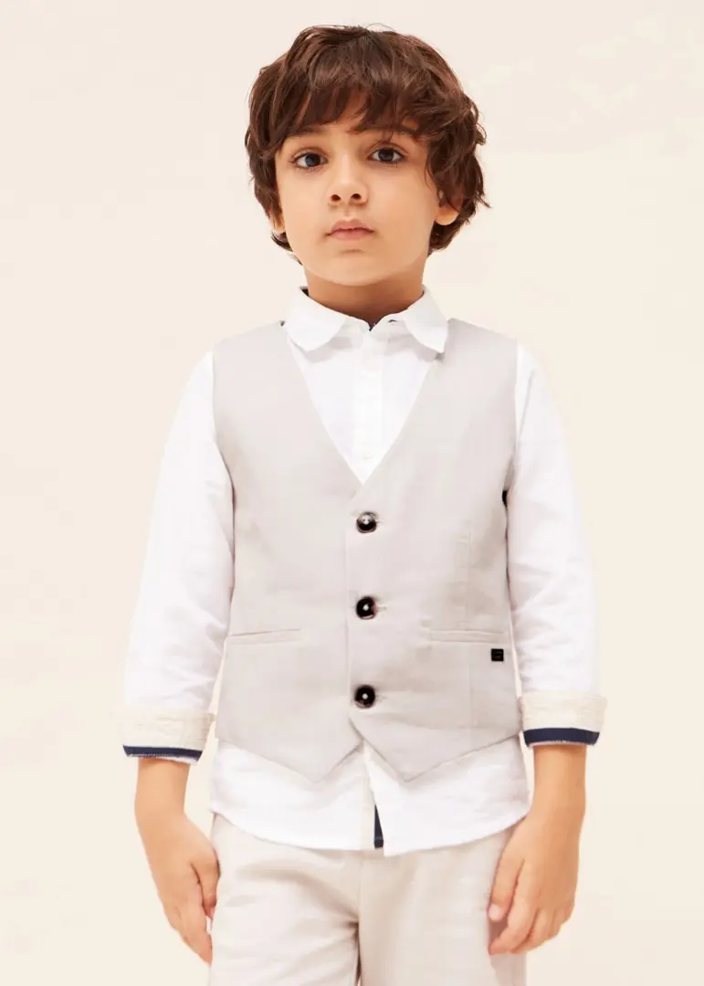 Vest Linen Gilet Tapioca