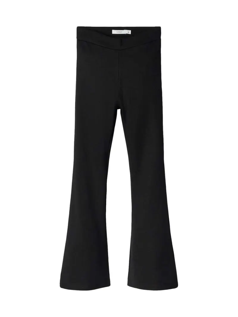 VISKOSE BOOTCUT BUKSER - BLACK