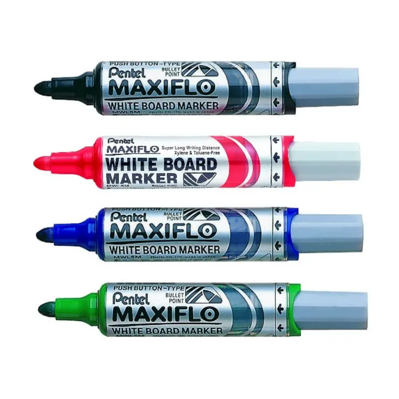 Whiteboardmarker Maxiflo 4-ass