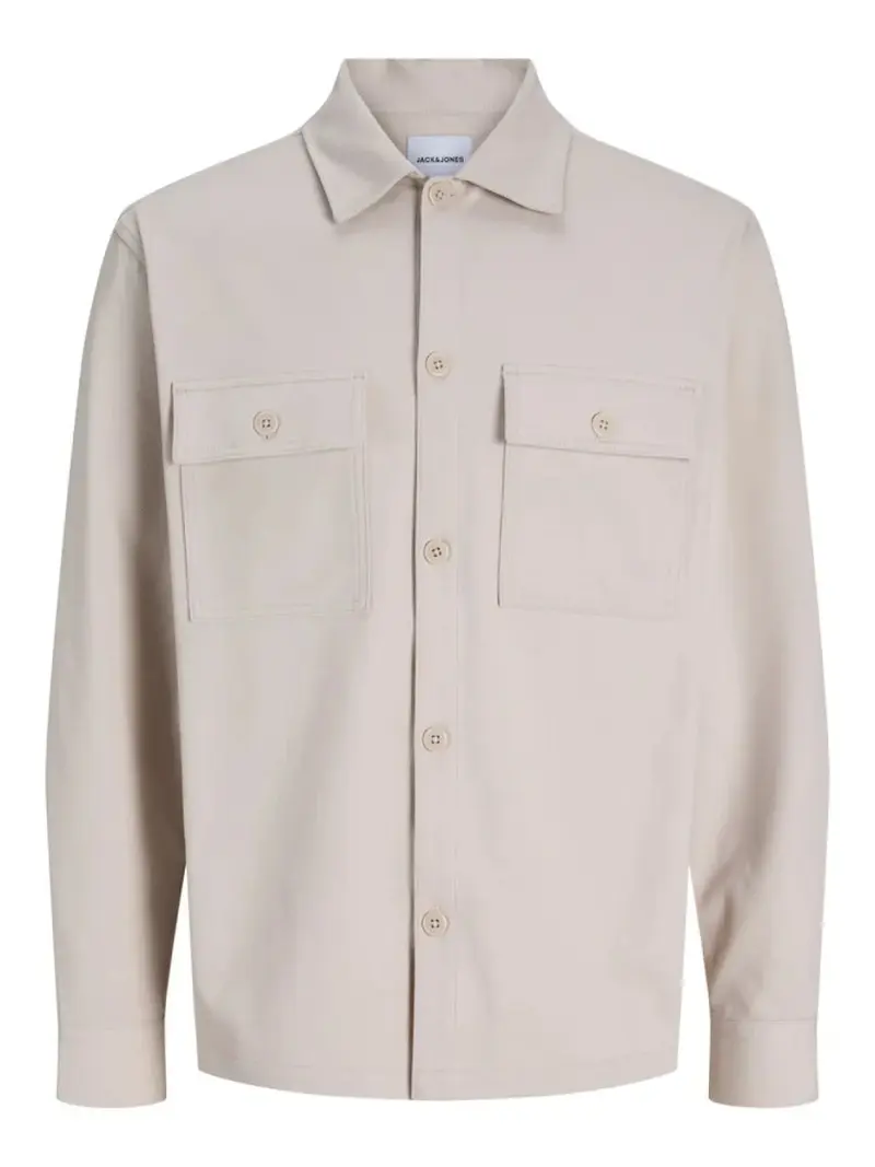 William sweat overshirt - moonbeam