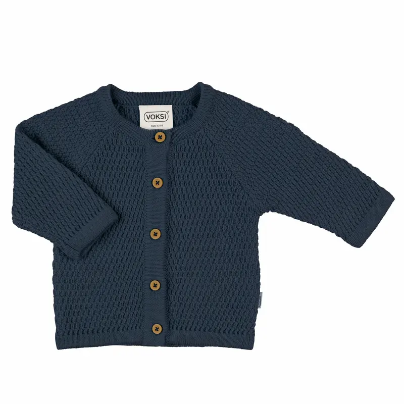 Wool Cardigan Honeycomb