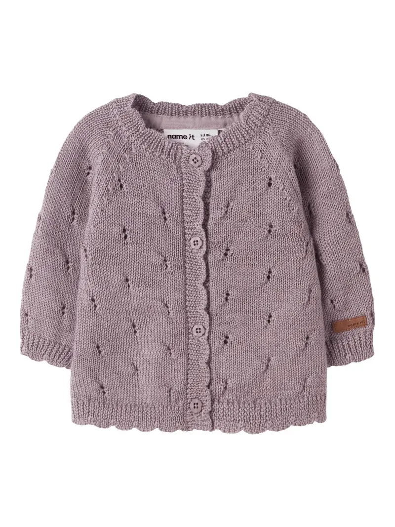 WRILLA ULL CARDIGAN - TOADSTOOL