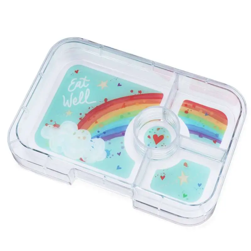 Yumbox Insert tray - Tapas Tray - 4 compartments - Rainbow