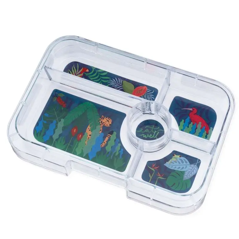Yumbox Insert Tray - Tapas Tray - 5 compartments - Jungle