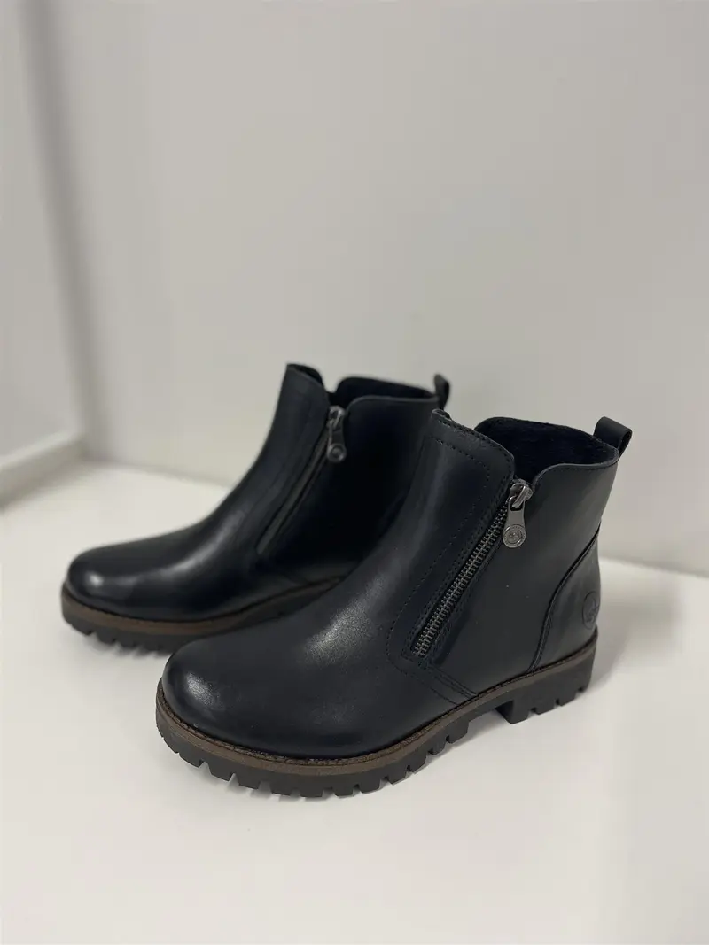 Zip Boots Varmfòret Sort